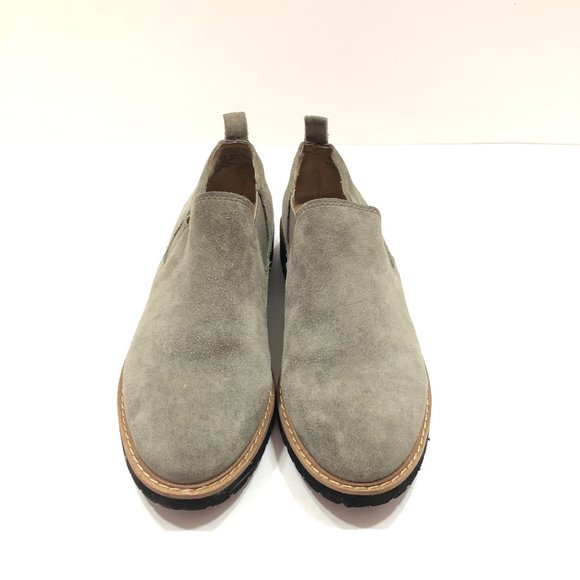 Franco Sarto Cole Gray Suede loafers Womans size 7.5M - Picture 2 of 10